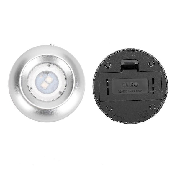 LED Lysbase Sølv Elf Farverig Lampe Lysende Holder Krystal Kugle Display Stand