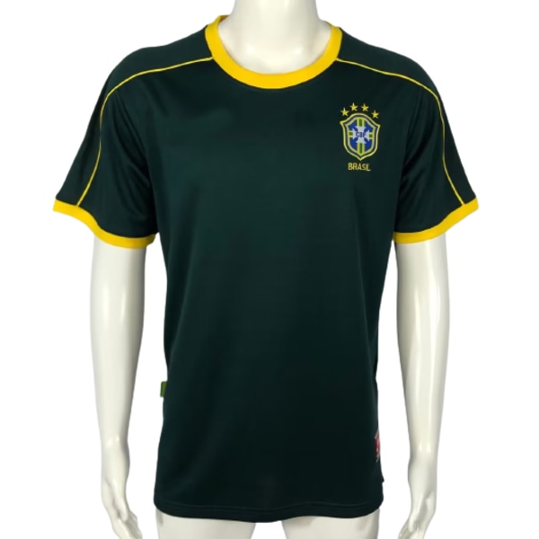 1998 Brasilialainen maalivahti custom pelipaita treeniasu lyhythihainen pelipaita T-paita EvraNO.3 M