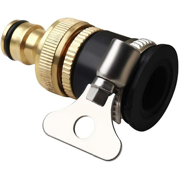 Rund vandhaneforbindelse, 1/2'' til 3/4'' diameter messing slangekoblinger Universal havevandhaneadapter