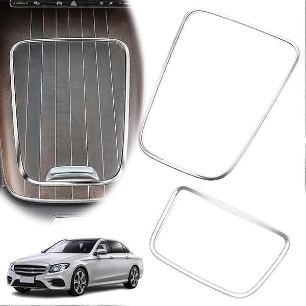 Kulfibermønster Konsol Gearpanel Trim til Mercedes E-Klasse E300L/E260L