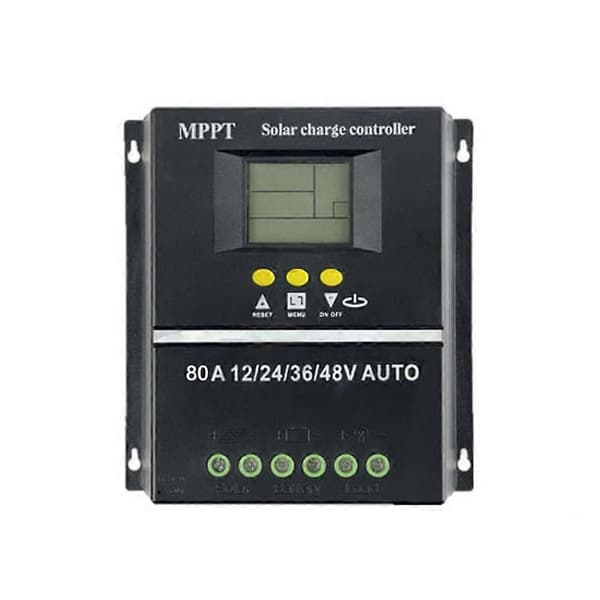 80A MPPT/PWM Solar Charge Controller 12V/24V/36V/48V Auto Controller Værktøj Solar PV Batterioplader