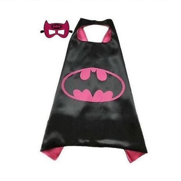 Kids Boy Marvel Supersankari Cosplay Superman Dc Viitta Viitta Silmänaamari Juhla Fancy Mekko Puku Lahja Rose Red Batman