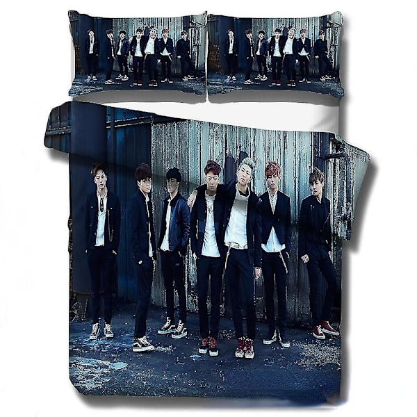 Wish Bts Stor Kollektion Sängkläder Fyrdelat Hemtextil Täcke Örngott Q F 210x210 three-piece suit