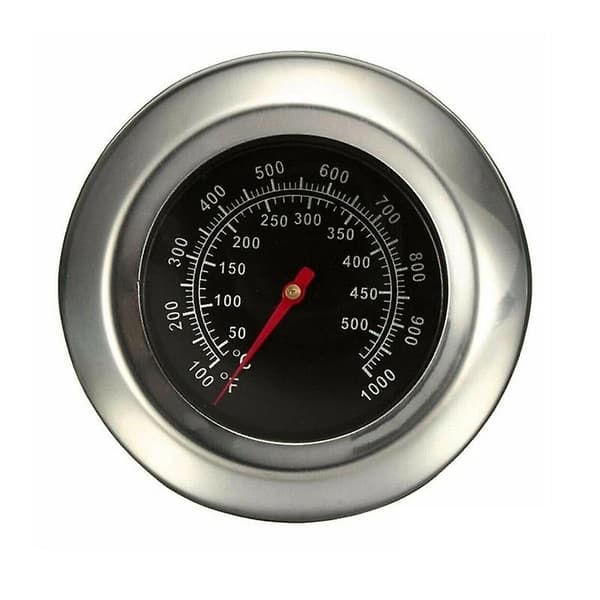 50-500 Grader Stål Grill Røyker Griller Måler Termometer Ovn A2Z6