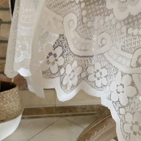 Vintage Pitsipöytäliina Joulu Neulottu Yöpöydän Päällinen Ruusu Pöytä Kahvipöytäliina Tabletit Ruokailu Häät Sisustus ER9 see chart 90x160cm