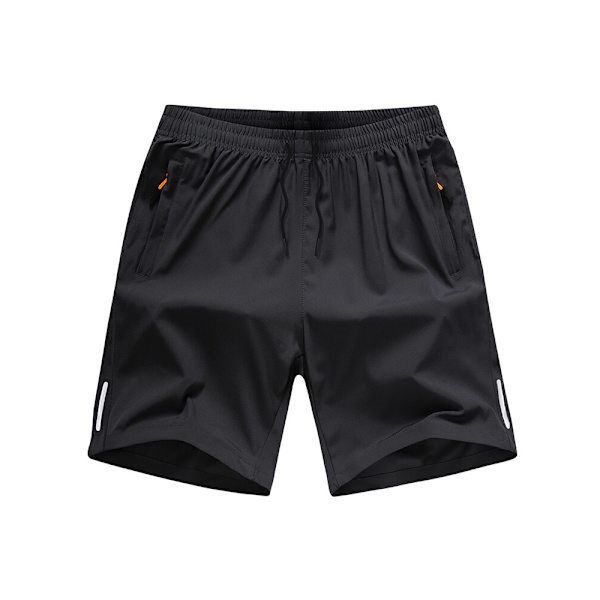 Miesten rennot rantashortsit, jääsilkkiä, viileät, hengittävät, joustavat, slim fit, nopeasti kuivuvat, suuri koko Gray 4XL