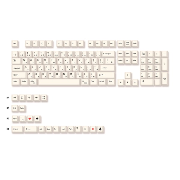 Universal PBT Keycaps Cherry Type DYE-SUB DIY Gaming Mekanisk Tastatur Keycaps CR-9