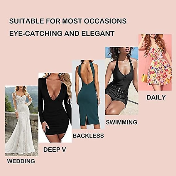 Silikoninen olkaimeton liimautuva rintaliivi, Xl näkymätön camisole-rintaliivi, uudelleenkäytettävä push-up hää-camisole-rintaliivi