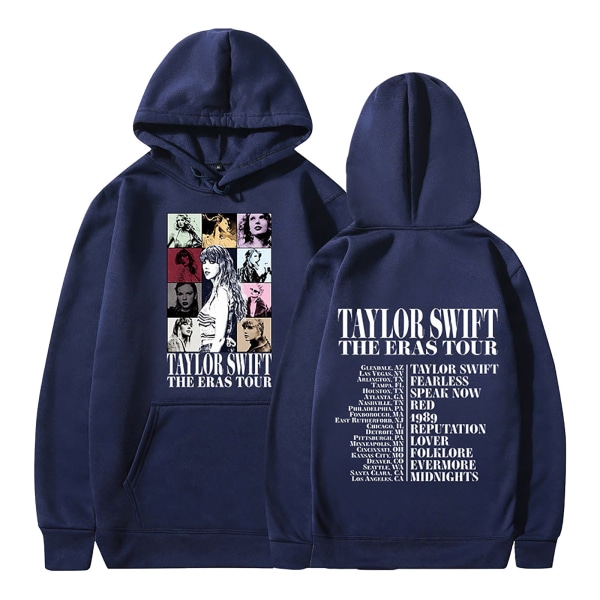 Taylor Swift perifer hettegenser 3D-trykt Taylor Swift unisex-genser L