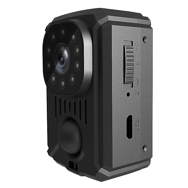 Md31 Mini PIR Videokamera Ryggklips Fotografering DV Smartkamera HD 1080p Opptaker Bevegelsesaktivert