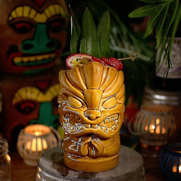 Ny2023 Tiki Cocktailmugg - 23.28oz / 660ml keramisk Tiki Hands Mugg (660ml)