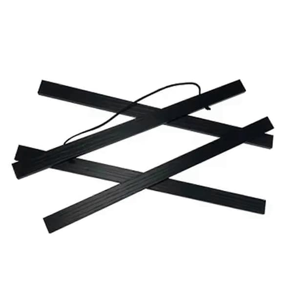 Magnetisk Træplakatophæng Sort