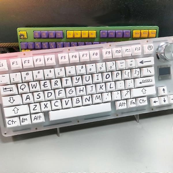 133 taster Cherry PBT Keycaps Dye Sublimation Store Bogstaver Keycap Til Mx Switch