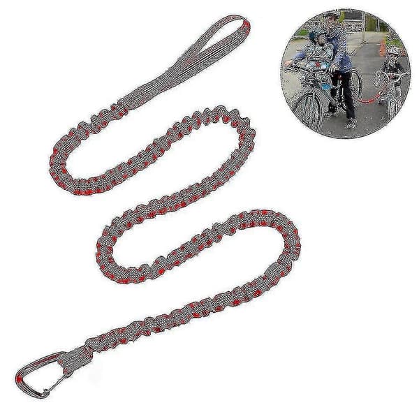 Børnecykel Trækreb Elastisk Cykel Trækstrop Cykel Trækreb - rød - (niubi)