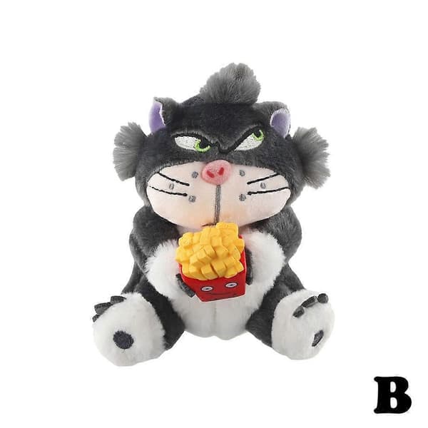 Lucifer Car Decor Plush Doll Holding Pose Ornament Gift Accessories B
