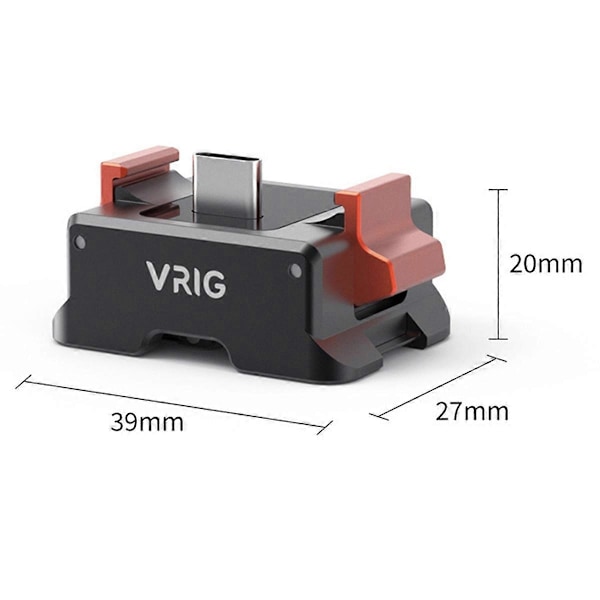 VRIG Multifunktionell Snabbfäste Magnetisk Laddningsbas med 1/4 tums Arca/Gopro/AC-fäste för Osmo Po