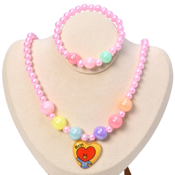Halskæder til børn Piger Enhjørning Tegneserie Prinsesse Smykker Piger Armbånd Baby Tilbehør Børnesmykker Gaver Style1