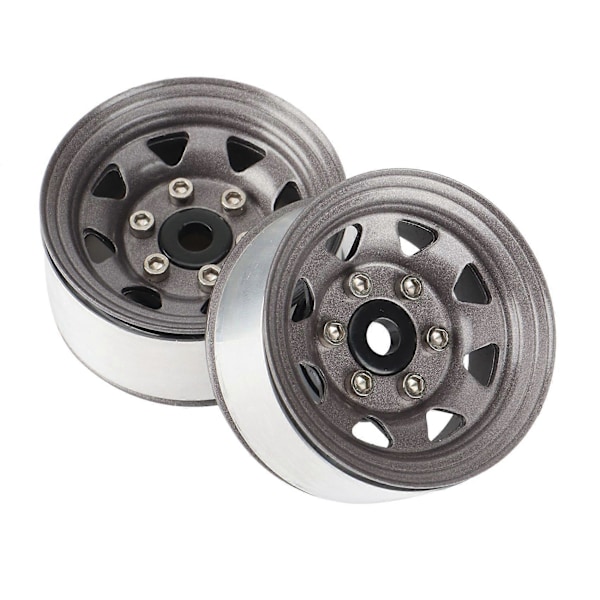 4KPL 1.55 Metallinen Beadlock-vannekeskiö 1/10 RC Crawler -auto Axial Yeti Jr 90069 RC4WD D90 TF2 CC