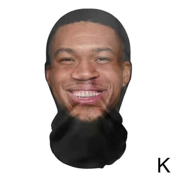 Ansigtspræstations-prank fuld ansigts 3D-maske, elefanthue Messi/1pc
