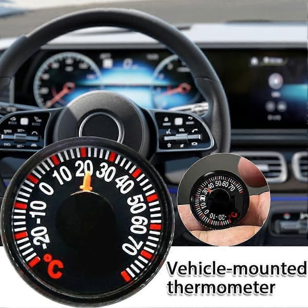 Fönstertermometer Inomhus Utomhustermometer Lätt att installera för bil