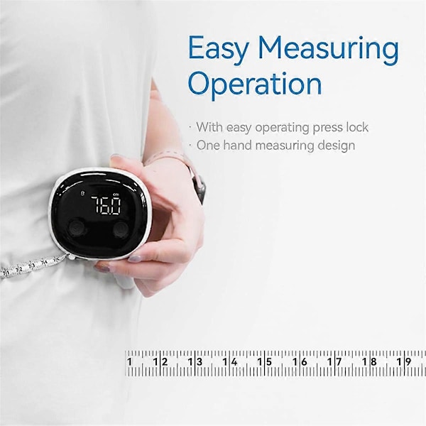 Smart Kroppsmåttband med APP, Bluetooth Kroppsmåttband