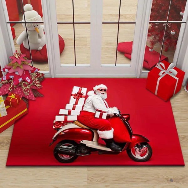 God Jul Jultomte Hem Entré Dekoration Matta Dörrmatta Halkfri Hall Sovrum Badrumsmatta Vardagsrumsmatta 16 40x120cm 16x47 inch