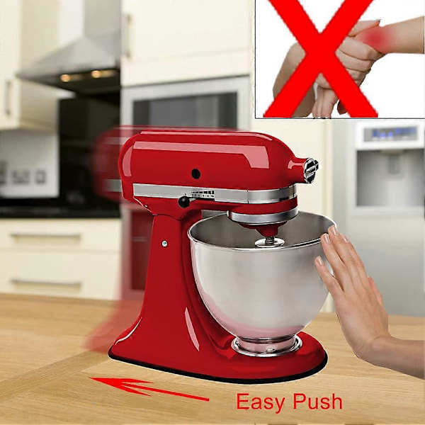 Mixer Mover glideunderlag til røremaskine med 2 ledningsholdere til 4,5-5 Qt