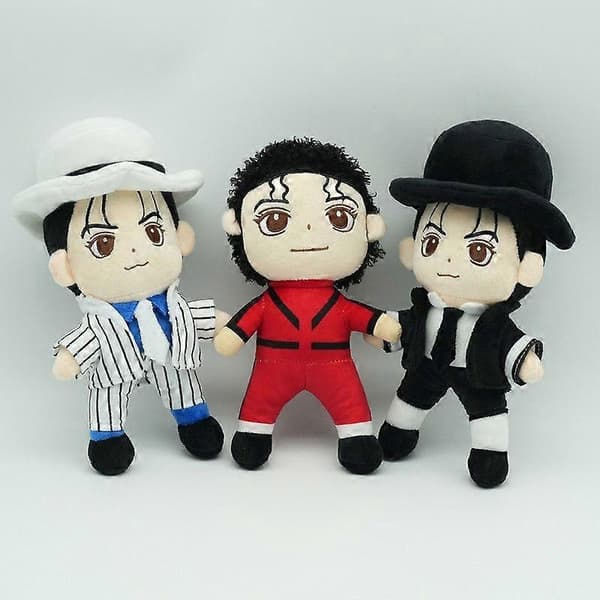 Michael Jackson Plysj 23cm red