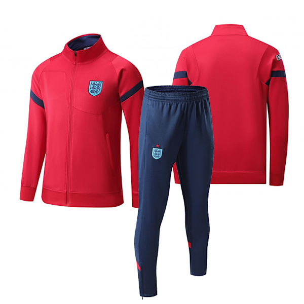 2324 Fodbold Træningsdragt Langærmet Voksen Stand-up Krave Lang Lynlåsdragt Efterår Og Vinter Trøje Producenter Paris Argentina England 3XL [height: 180-185cm]]