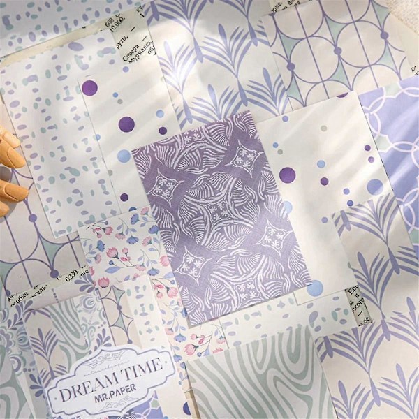500 stk. Multi Style Deco Skrivesaker Skrivepapir Junk Journal Etikett Scrapbooking Materiale