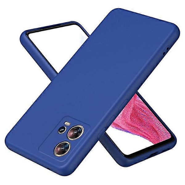 Kompatibelt Skal för Motorola Edge 30 Fusion 5G, 2.2mm Gummerat TPU Telefonskydd Blue