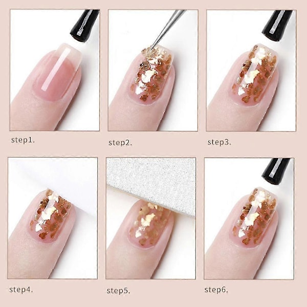 Skinnende Knust Magisk Naturlig Glimmer Flak Glitter For Resin Maling Kunst og Håndverk, Neglekunst, DIY Dekorering Blad Flerbruk