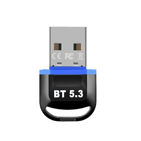 USB Bluetooth -sovitin PC:lle USB Bluetooth -dongle 5.3 langaton Bluetooth-liitin vastaanotin USB-avain