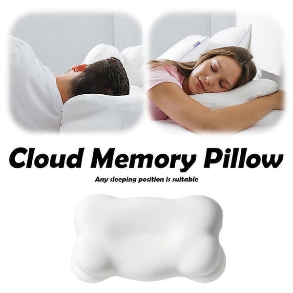 Sky Memory Foam Pute - Ergonomisk Cervikal Støtte for Sidesovere