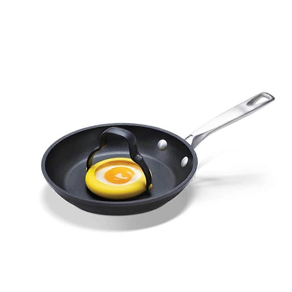 Æg Spatel Silikone Æg Ringe 2-I-1 Grib og Vend Spatel Pandekage Omelet Fremstilling til Hjemmet, 1 STK