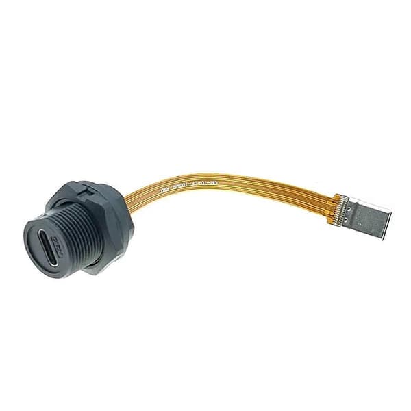 Vedenpitävä IP67 IP68 Type C Naaras-Uros PFC Litteä Kaapeli