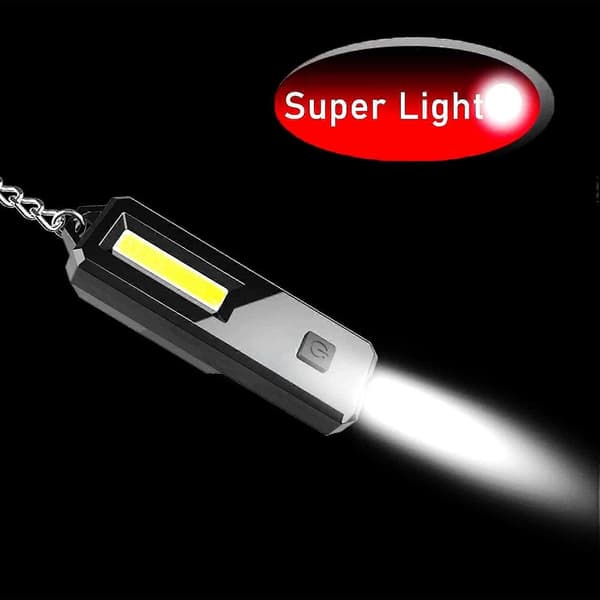 LED-avainperälamppu, ladattava avainperälamppu taskulamppu
