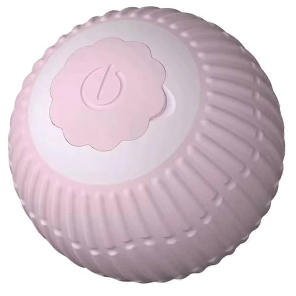 Interaktiv katteboldlegetøj, automatisk bevægende rullende bold til indendørs killinger Pink Vertical Pattern