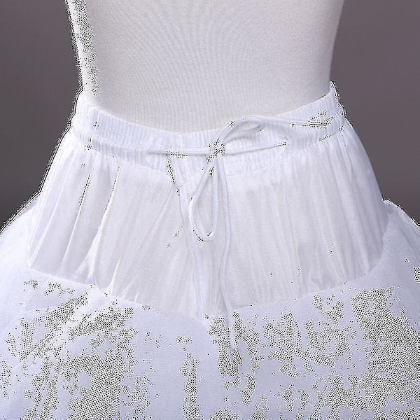 Bröllop Underkjol Brud Tyllkjol Utan Ringar Crinoline Halv Ip Bal Underkjol Fancy Kjol A