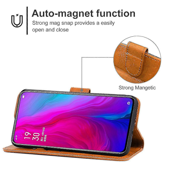 PU Telefondeksel For Oppo Reno Boris
