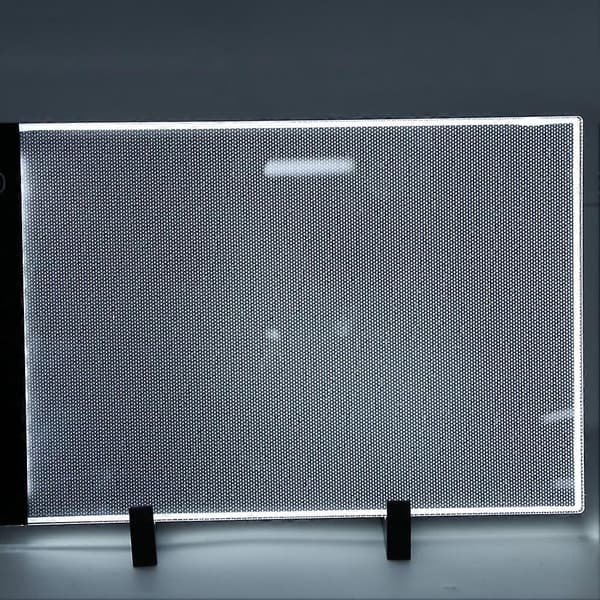 6 stk. Diamantmaleri Værktøjssæt LED Lys Kunst Tilbehør Lysende Panel Flipbog Kit A4