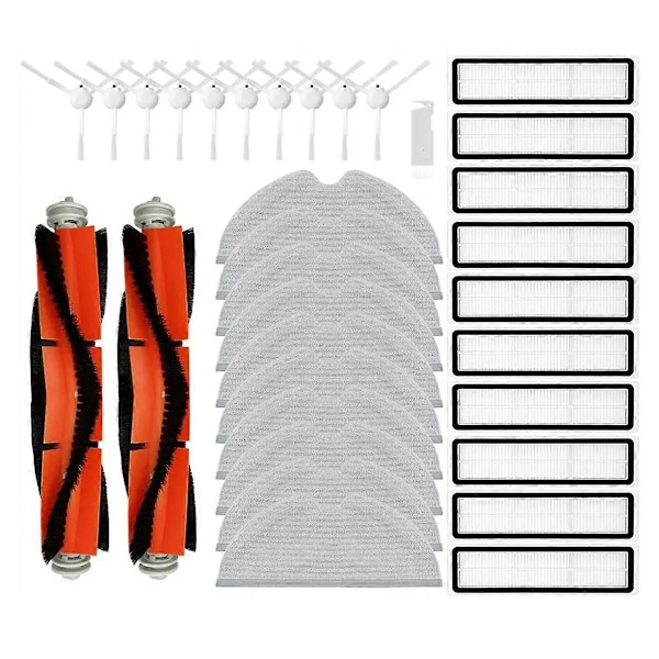 Til D9 / D9 Max / L10 Pro / Trouver LDS Finder Robot Støvsuger Rulle Sidebørste Moppefilter Reservedele