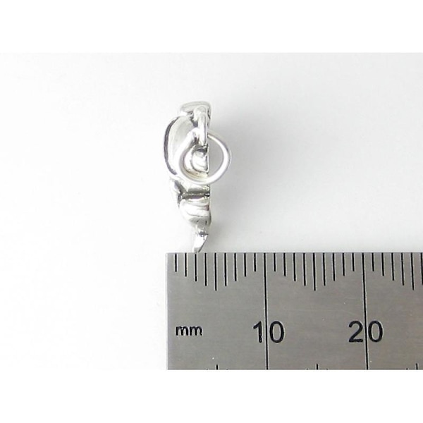 Frø - Tudse 2d Sterling Sølv Charm .925 X 1 Frøer Tudser Charms - 560