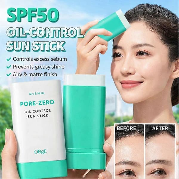 Pore-Zero Oil Control Sun Stick - SPF50, piidioksidijauhe, 9g