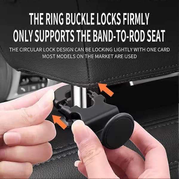 Car Seat Back Headrest Hooks For Storage Organizer Handbag Hanger Holder Hook A