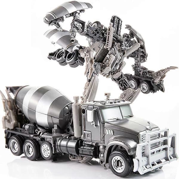 8 I 1 Overdimensjonert Devastator Transformasjonsleker Gutt Anime Krok Actionfigurer Robotbil Ingeniørkjøretøy Modell Barn 8A