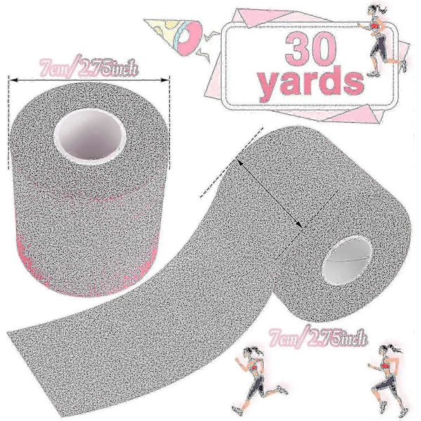 Atletisk Pre Wrap Tape til Sport Pre-wrap Atletisk Tape 7 cm x 27,4 meter - YGWL