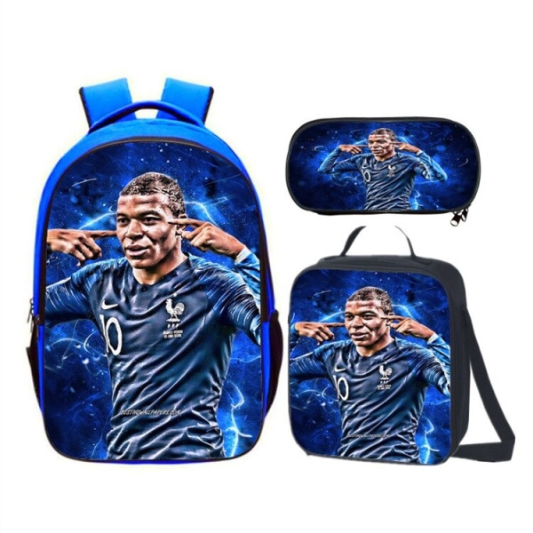 16\" Superstar Kylian Mbappe Ryggsäck Auburn