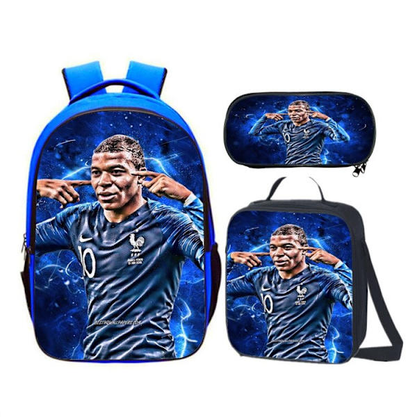 16\" Superstar Kylian Mbappe Ryggsäck same as picture