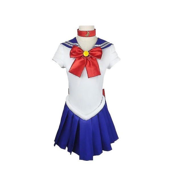 Anime Sailor Moon Cosplay Kostym Tsukino Usagi Uniform Klänning Outfits Child 140